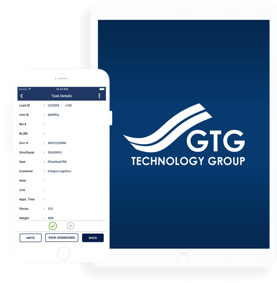 gtg smartphone tablet interface